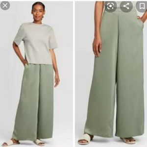 Prologue Black Silky Wide Leg Pants size medium